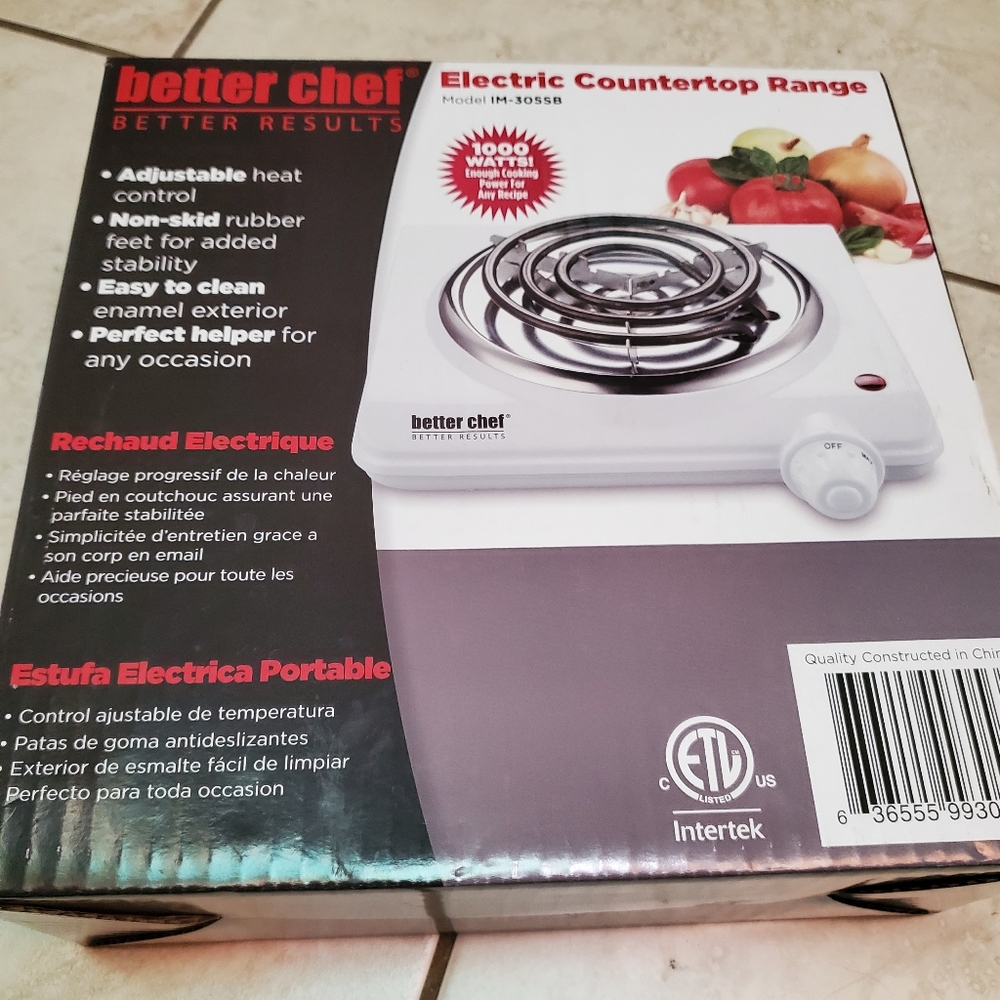 Better Chef Electric Countertop Range - Picture 3 of 4